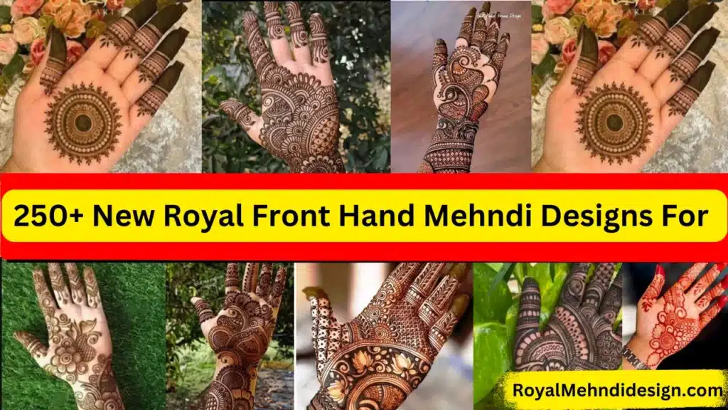 New Royal Front hand Mehndi Designs