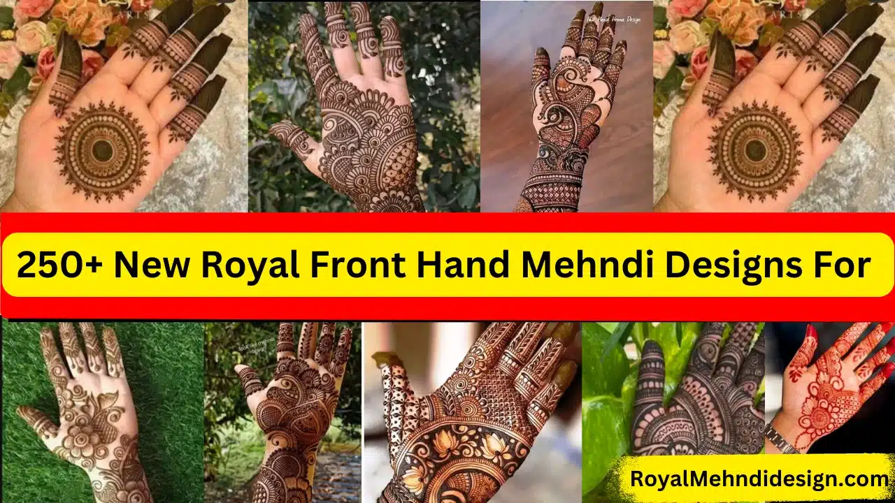 New Royal Front hand Mehndi Designs