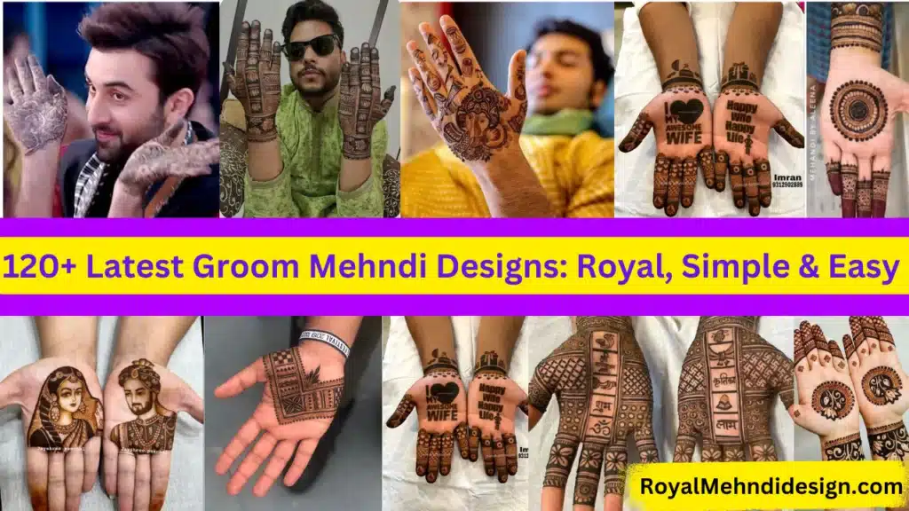 Groom Mehndi Designs