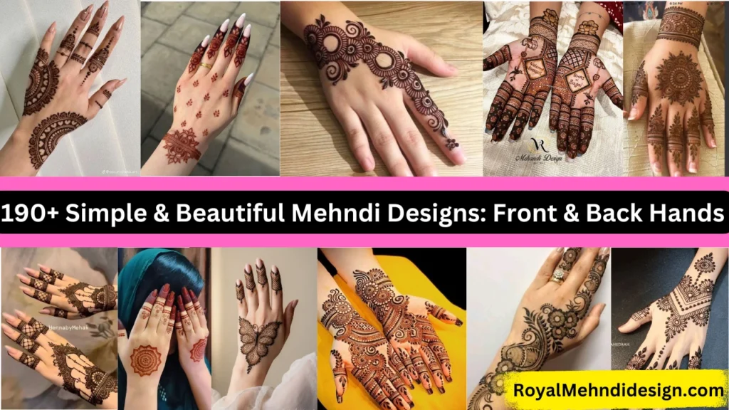 Simple & Beautiful Mehndi Design