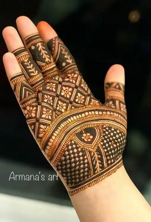 Groom Mehndi Designs For Front Hand