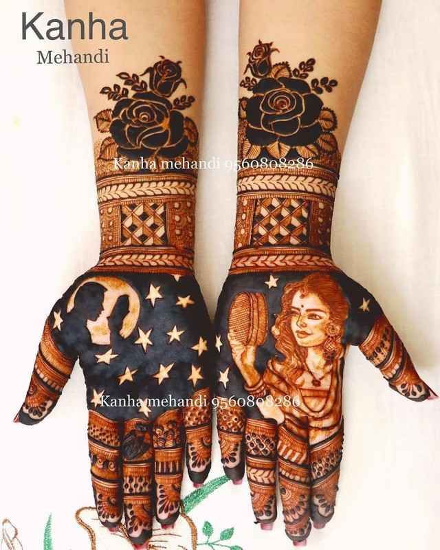 best mehndi design for karwa chauth
