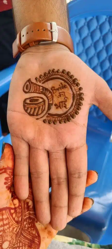 mehndi designs groom