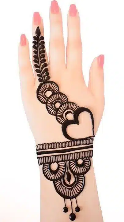 ring finger mehndi designs