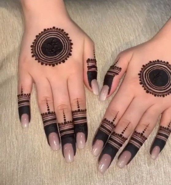 Easy Ring Finger Mehndi Designs