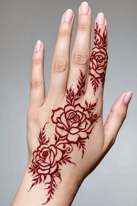 Simple Mehndi Designs for Kids with Stylish Henna Art