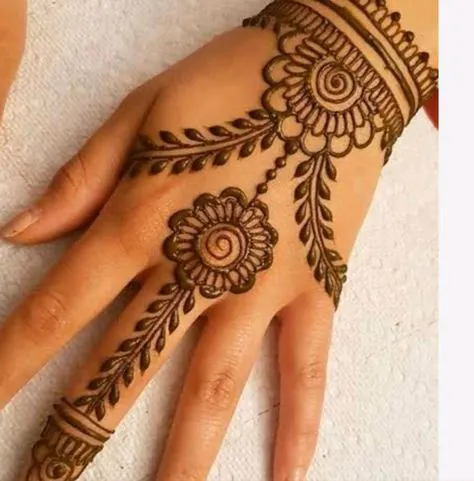 Cute and Easy Mehndi Designs for Kids with Soft Arabic Style