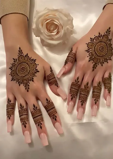 Cute and Easy Mehndi Designs for Kids with Stylish Mandala