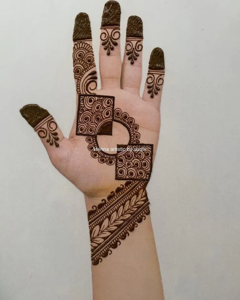 Simple Mehndi Designs for Kids with Quick and Easy Swirls