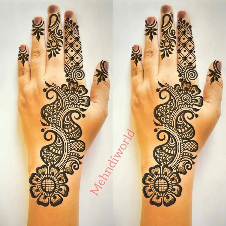 Mehndi Designs for Kids with Cute and Stylish Dots