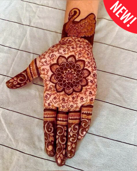 Modern Royal Front Hand Mehndi Designs