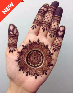 Modern Royal Front Hand Mehndi Designs simple