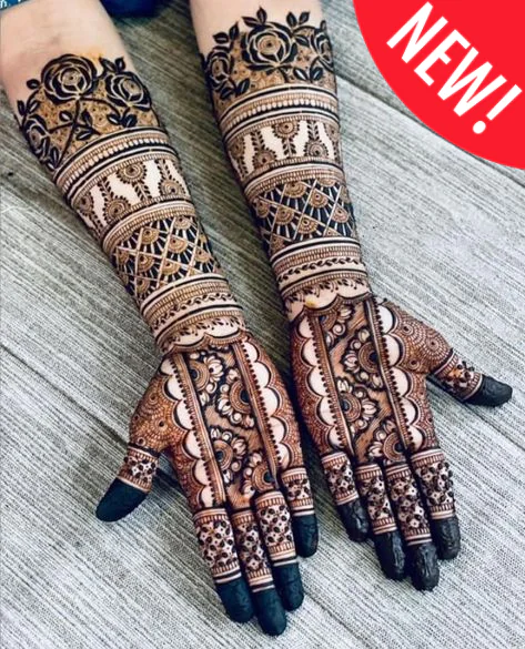 Modern Royal Front Hand Mehndi