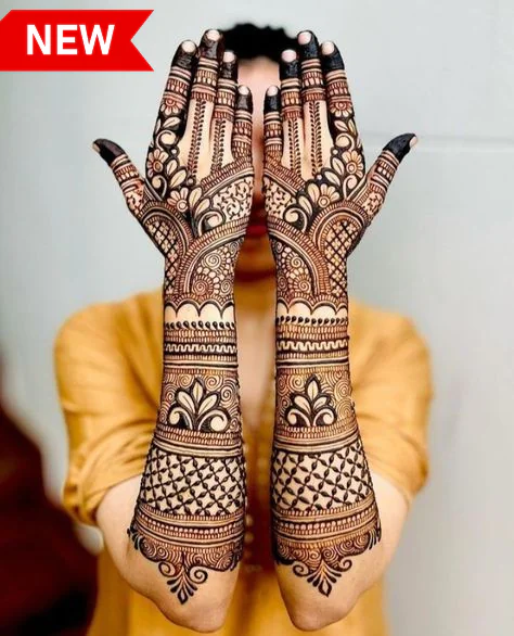 classy Modern Royal Front Hand Mehndi Design