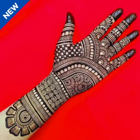 Royal Front Hand Mehndi Designs