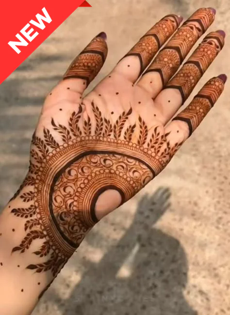 Modern Royal Front Hand Mehndi Designs Indian