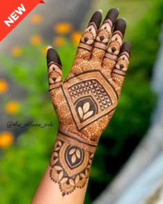 patterns in Trending Modern Royal Front Hand Mehndi Designs