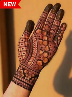Traditional fusion in Trending Modern Royal Front Hand Mehndi Designs