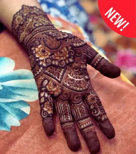 Royal Front Hand Mehndi Designs