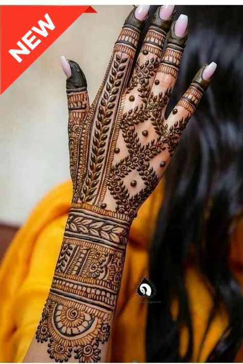 Minimal yet classy Modern Royal Full Hand Mehndi Designs