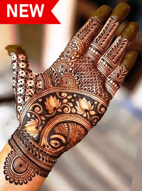 Modern Royal Full Hand Mehndi Designs perfect for weddings