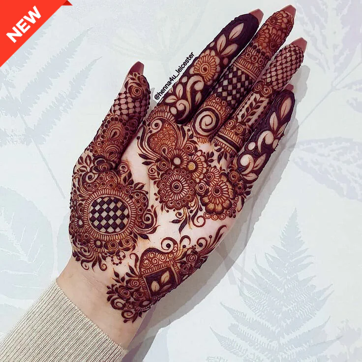 Modern Royal Front Hand Mehndi Designs
