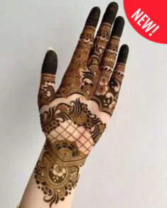 Modern Front Hand Mehndi Designs