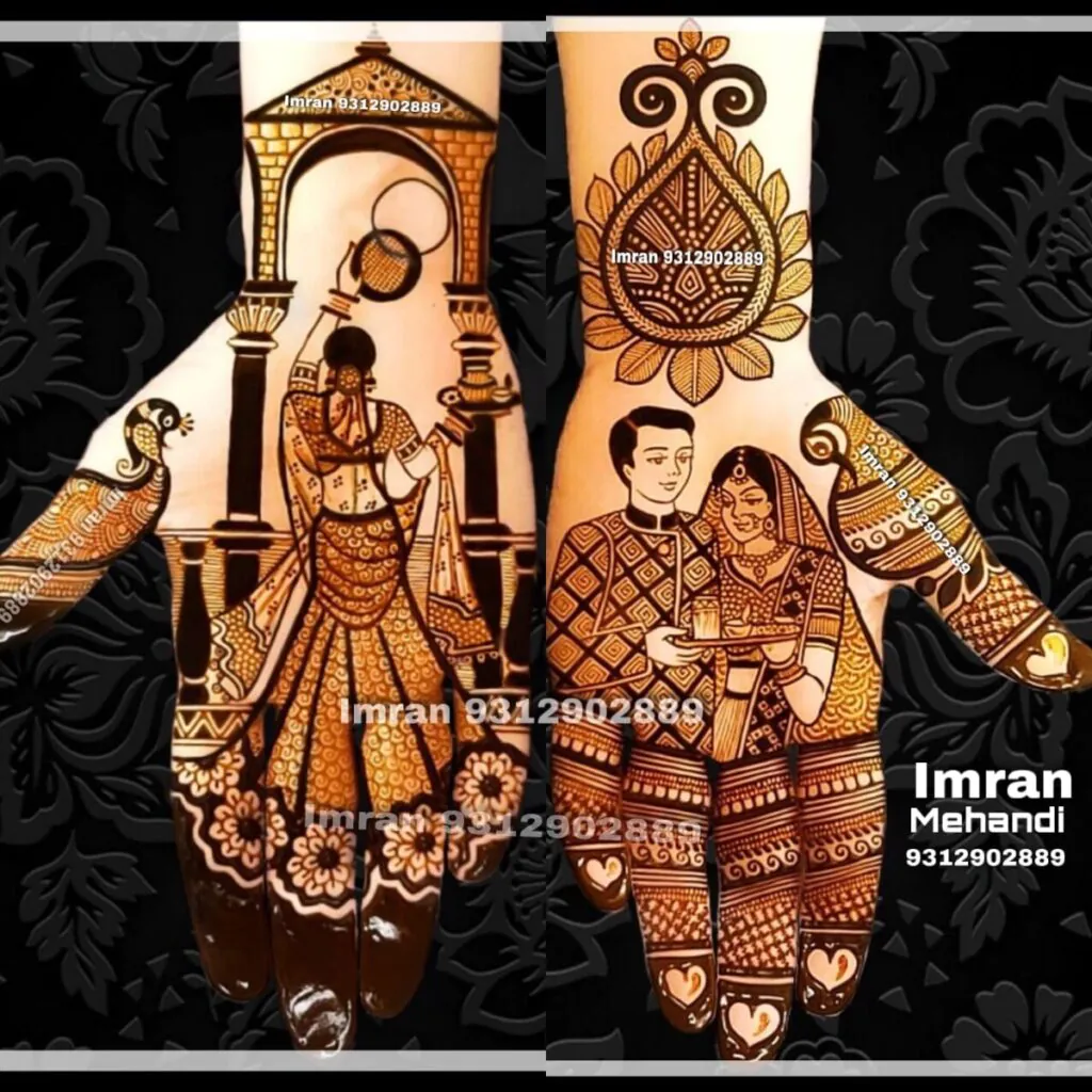best simple mehndi designs for karwa chauth