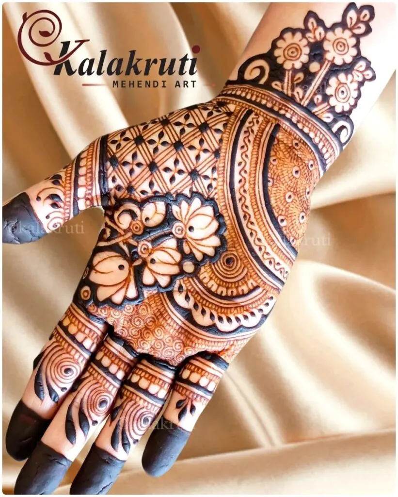 mehndi designs for karwa chauth