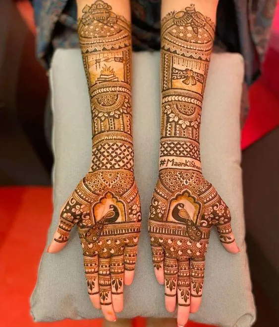 bengali mehndi design