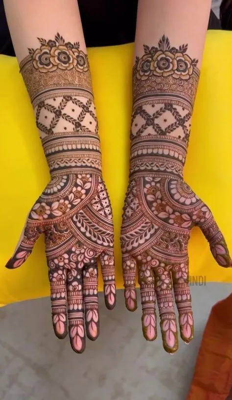arabic mehndi designs for karwa chauth