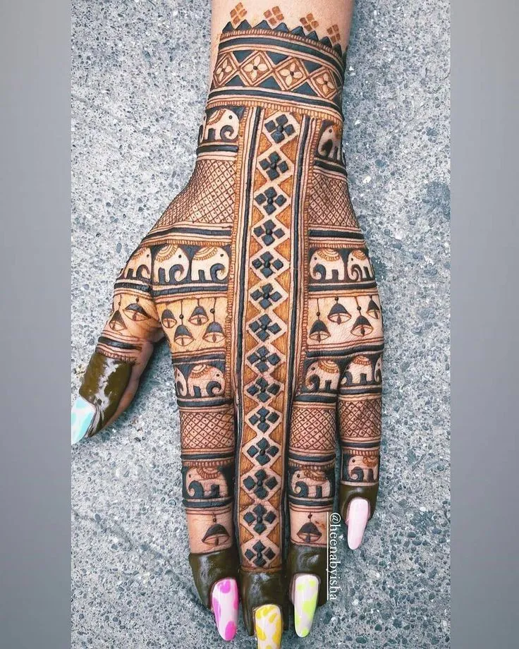mehndi design karwa chauth