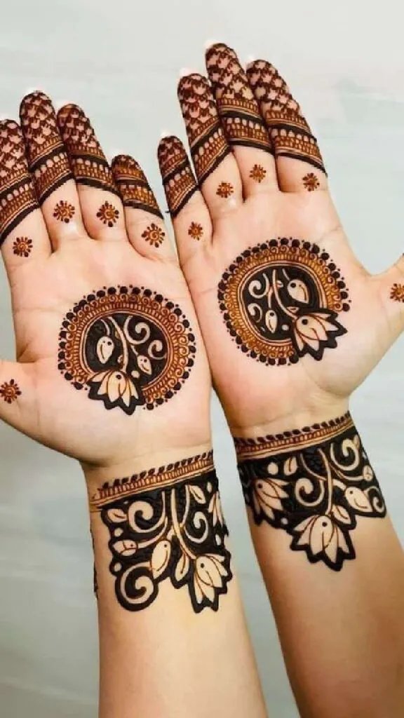 Groom Sister Mehndi Design
