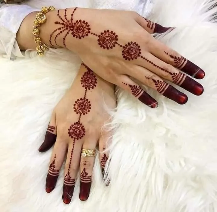 henna mehndi design simple and beautiful