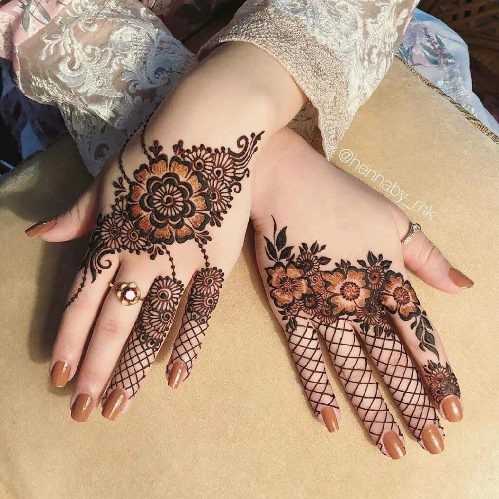 back hand mehndi designs simple and beautiful