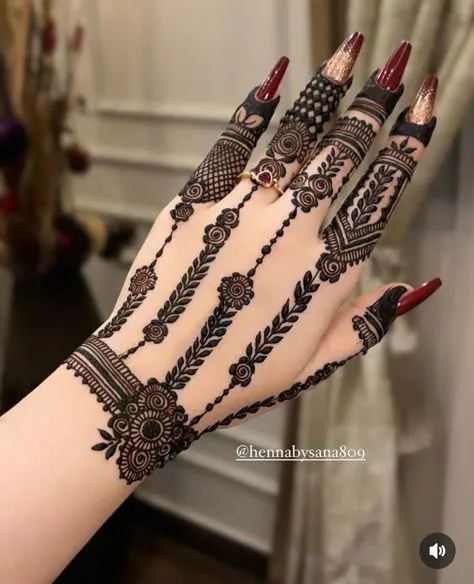 mehndi design simple and beautiful full hand