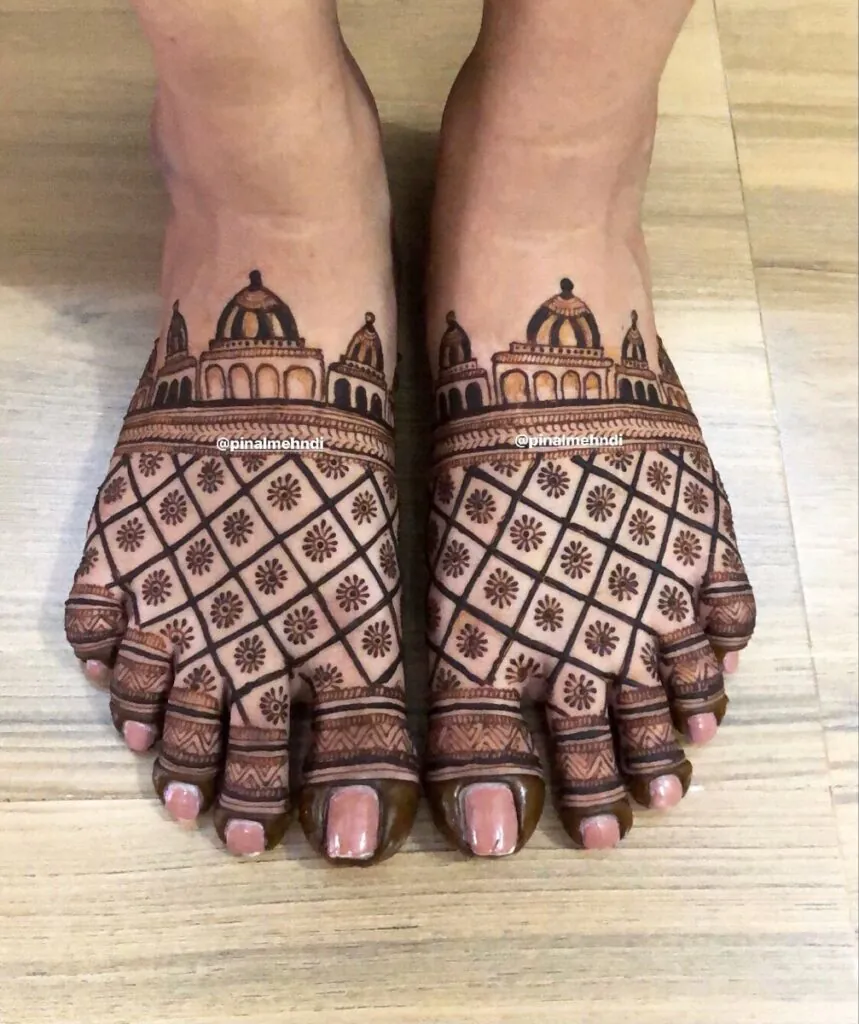 Groom Leg Mehndi Designs