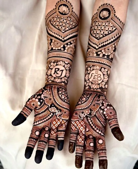 new bengali mehndi design