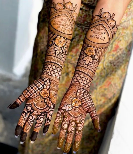 Simple Bengali Mehndi Designs